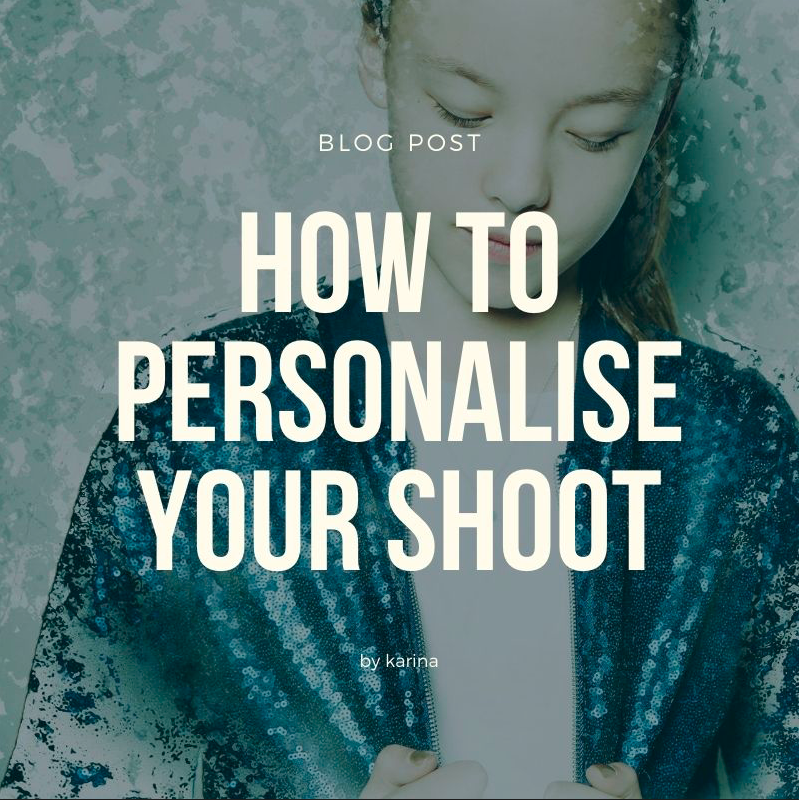 How to personalise our photo shoot