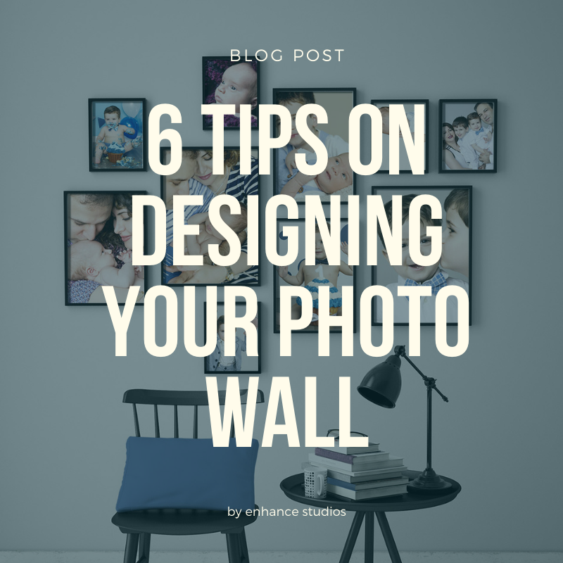 how to design a photo wall